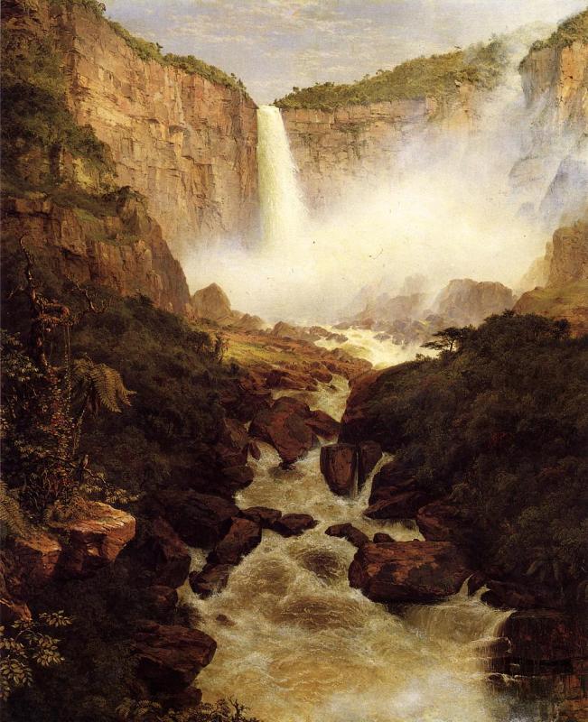 Frederic Edwin Church Tequendama Falls near Bogota, New Granada